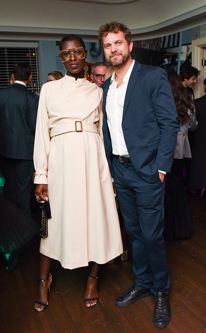 Joshua Jackson, Jodie Turner-Smith, Pre-2020 Golden Globes W Magazine Party